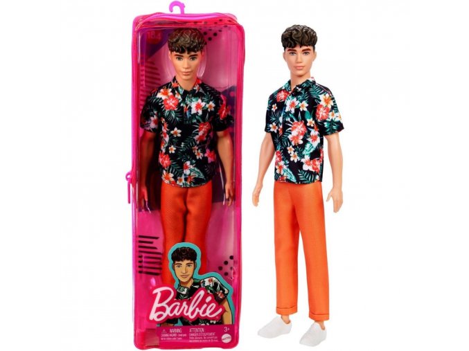Barbie model Ken v květinové košili 184