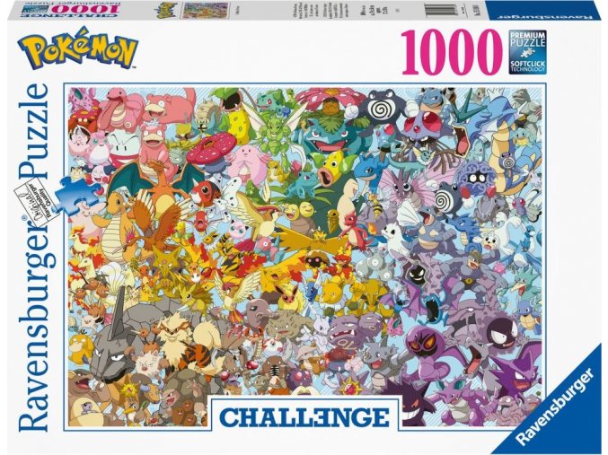 Ravensburger 15166 Challenge Puzzle: Pokémon 1000 dílků