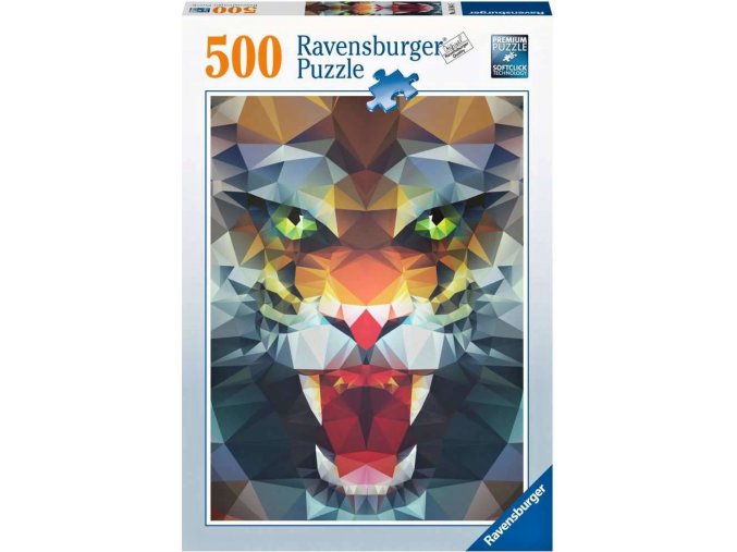 Ravensburger 16984 Puzzle Polygonový lev 500 dílků