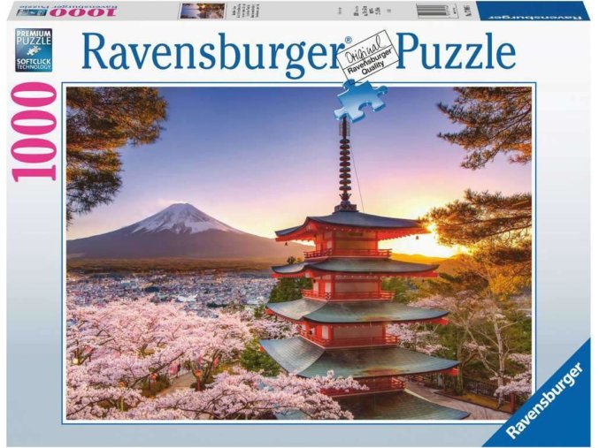 Ravensburger 17090 Puzzle Rozkvetlé třešně v Japonsku 1000 dílků