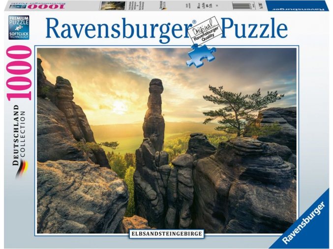 Ravensburger 17093 Labské Pískovce za rozbřesku 1000 dílků