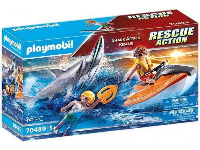PLAYMOBIL® 70489 Záchrana při útoku žraloka