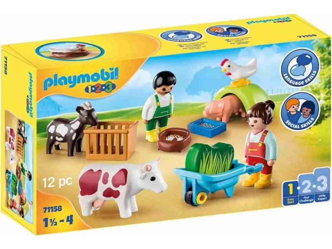 PLAYMOBIL® 71158 Zábava na farmě (1.2.3)