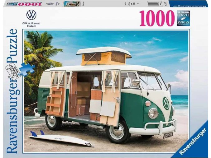 Ravensburger 17087 Puzzle Obytný vůz Volkswagen T1 1000 dílků