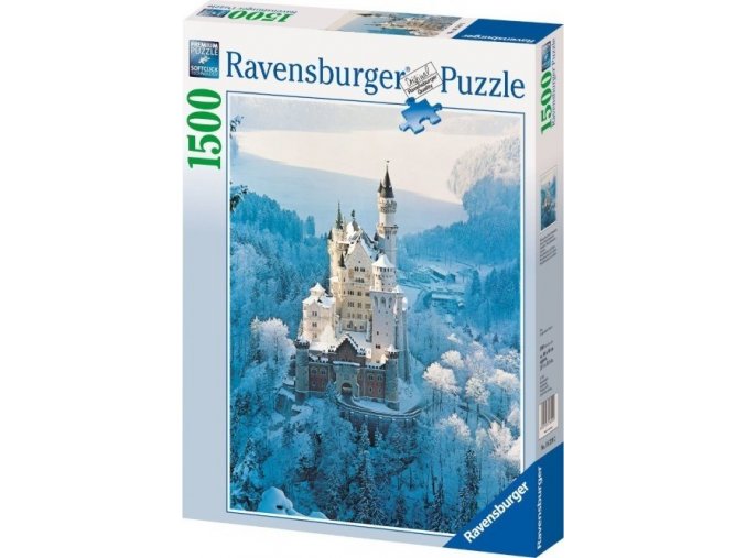 Puzzle Zámek Neuschwanstein v zimě 1500d. Ravensburger