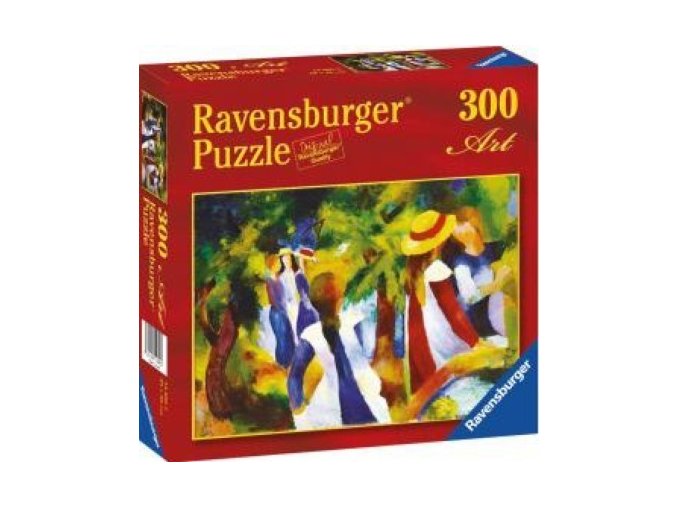 Puzzle Macke: Dívky pod stromy 300d. Ravensburger