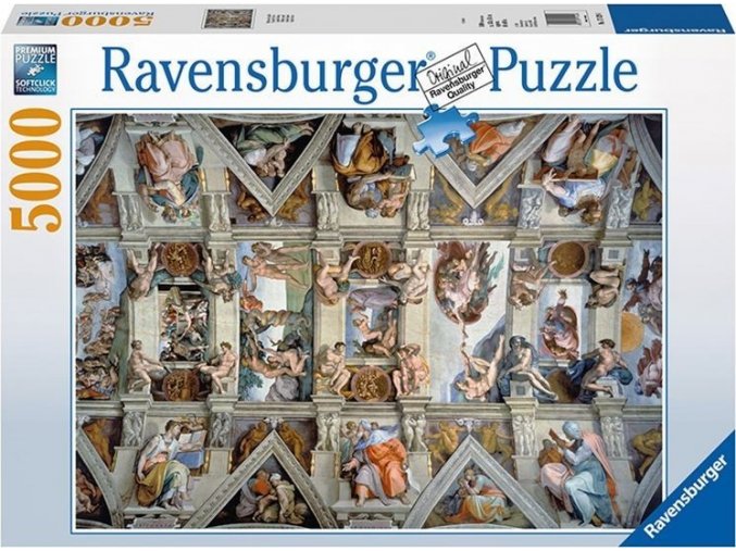 Puzzle Sixstinská kaple 5000d. Ravensburger