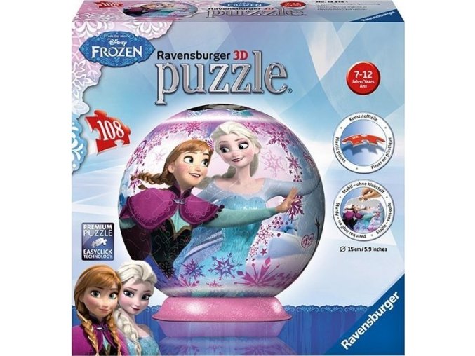 Puzzleball Ledové Království 108d. Ravensburger