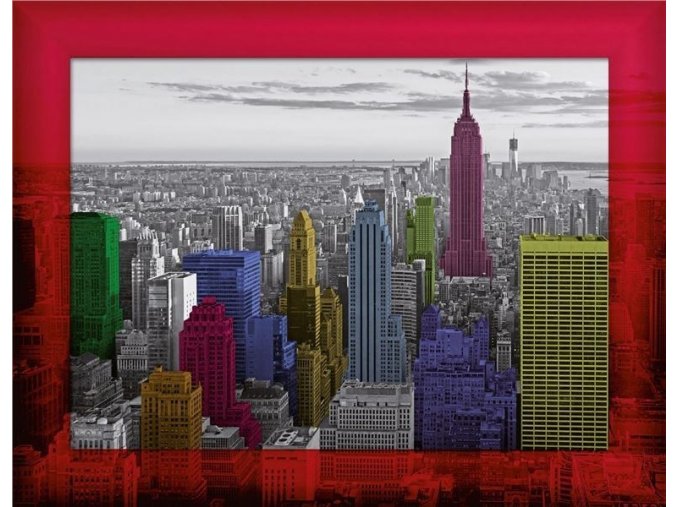 Puzzle New York Panorama 500d, kompletní sada na zeď. Ravensburger