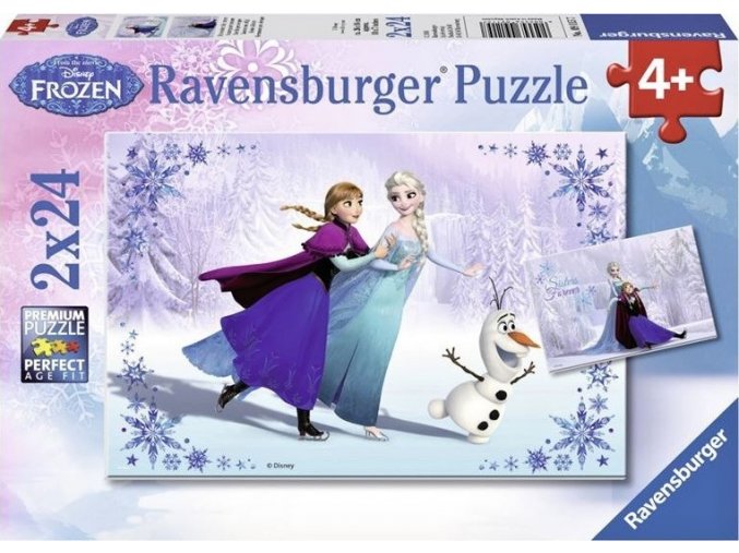 Puzzle Ledové království 2 x 24d. Ravensburger