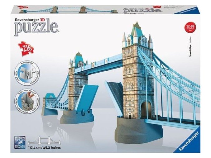 3D Puzzle Tower Bridge 216d. Ravensburger