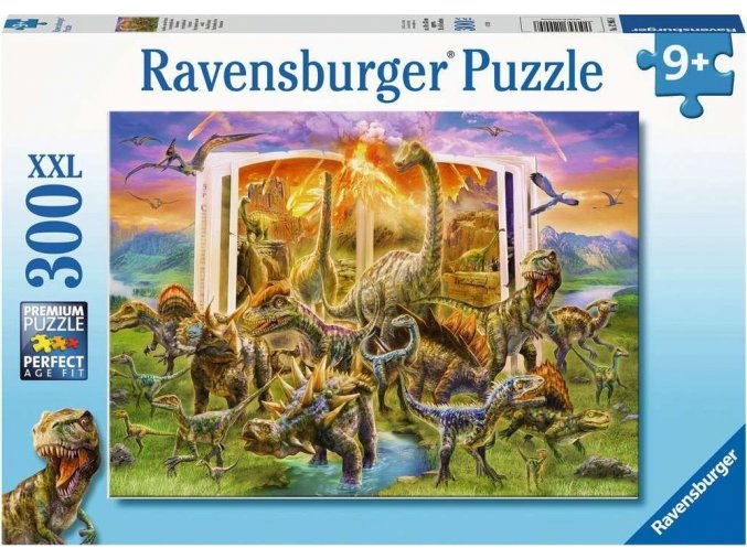 Ravensburger 12905 Puzzle Encyklopedie dinosaurů 300 XXL dílků