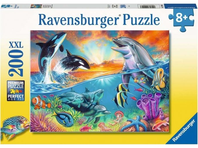 Ravensburger 12900 Puzzle Život v oceánu 200 XXL dílků