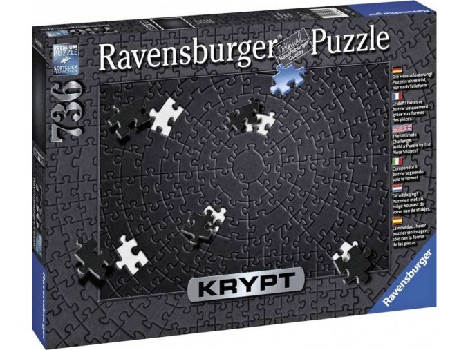 Ravensburger 15260 Puzzle Krypt Black, 736 dílků