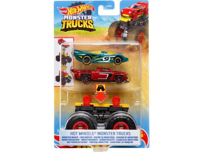 Hot Wheels® Monster Trucks Tvůrce Monster trucků Yellow