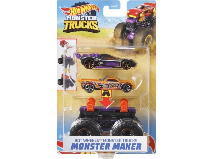 Hot Wheels® Monster Trucks Tvůrce Monster trucků Black
