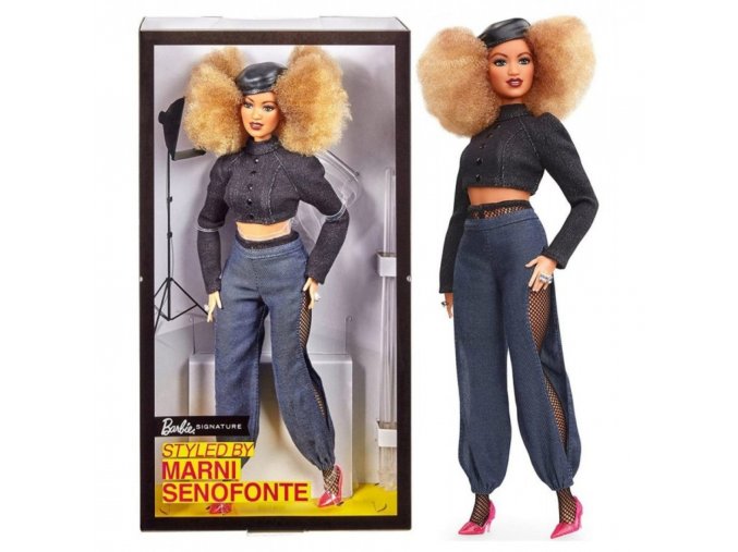 Barbie sběratelská ve stylu Marni Senofonte Harém