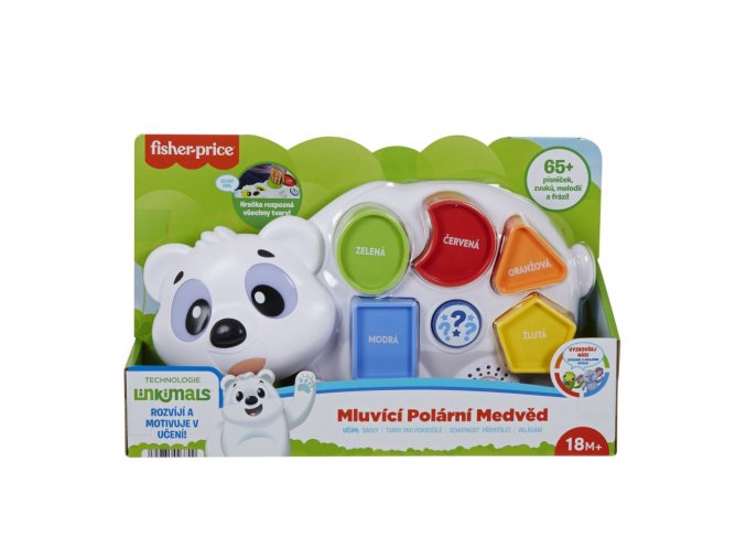 Fisher Price LINKIMALS Mluvící polární medvěd CZ