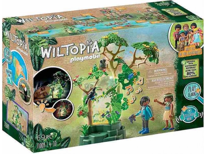 PLAYMOBIL® Wiltopia 71009 Noční světlo deštného pralesa