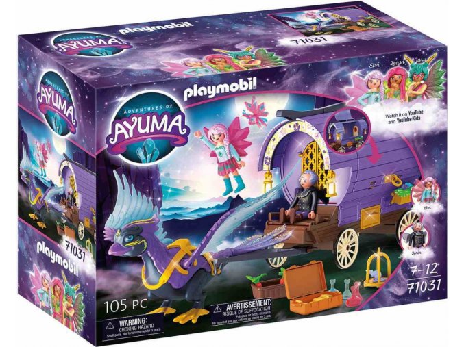 PLAYMOBIL® Ayuma 71031 Vílí kočár s Fénixem