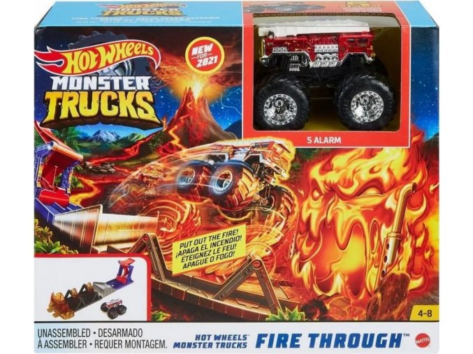 Hot Wheels® Monster Trucks Jízda ohněm 5 ALARM