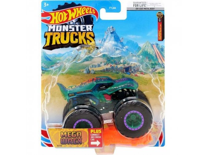 Hot Wheels® Monster Trucks Kaskadérské kousky Mega Wrex