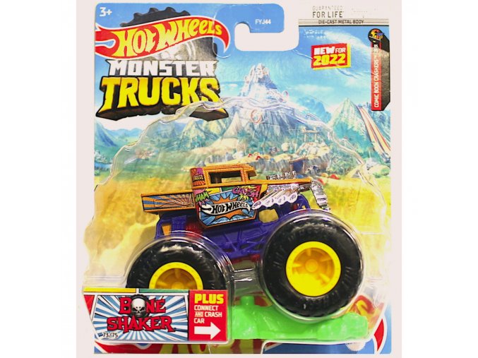 Hot Wheels® Monster Trucks Kaskadérské kousky Bone Shaker
