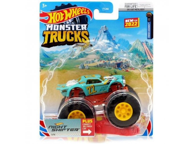 Hot Wheels® Monster Trucks Kaskadérské kousky Night Shifter