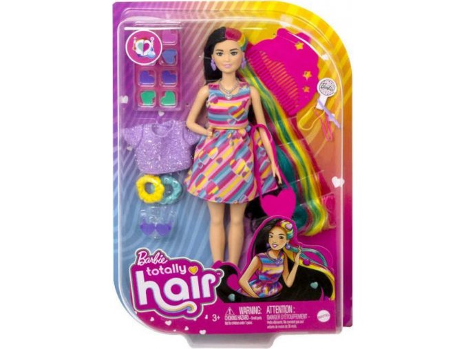 Barbie Totally Hair Fantastické vlasové kreace srdíčková