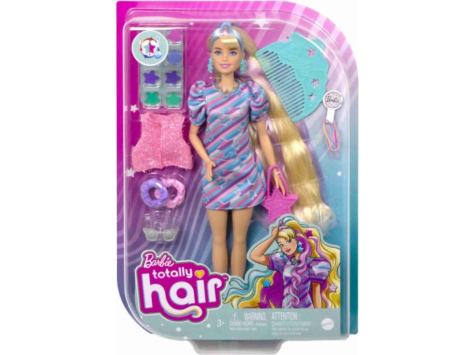 Barbie Totally Hair Fantastické vlasové kreace hvězdičková