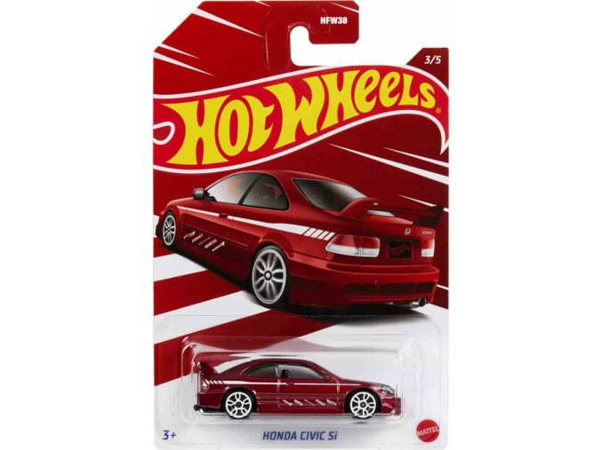 Hot Wheels tematické auto výroční HONDA CIVIC Si 3/5