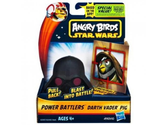 Star Wars Angry Birds natahovací míček s terčem, Darth Vader