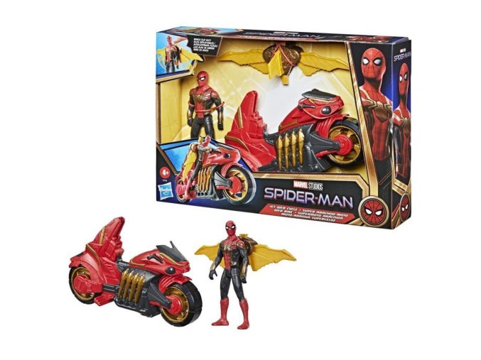 Marvel SpiderMan 15 cm na motorce