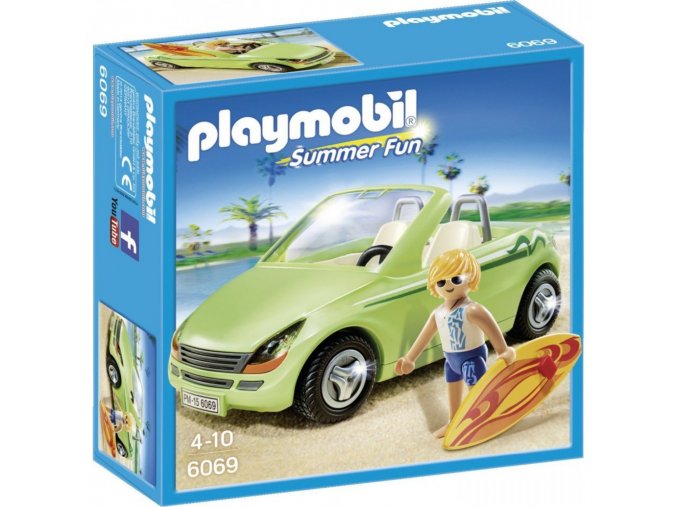 PLAYMOBIL® 6069 Surfař s kabrioletem