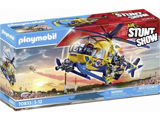 PLAYMOBIL® Stuntshow 70833 Helikoptéra s filmaři