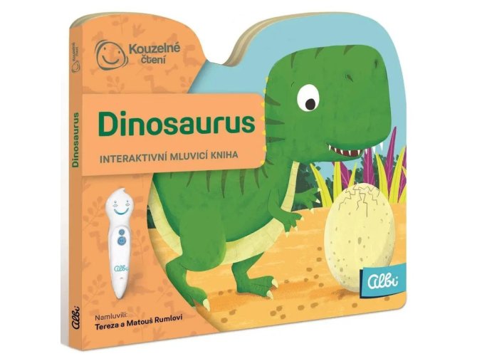 Kouzelné čtení Minikniha s výsekem - Dinosaurus