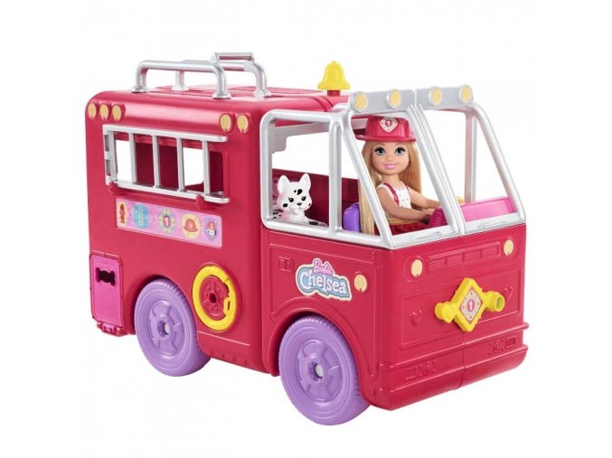 Mattel Barbie Chelsea™ Hasičské auto, HCK73