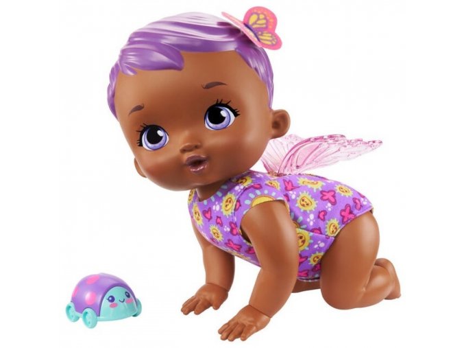 Mattel My Garden Baby™ Motýlek lezoucí fialový, HBH43