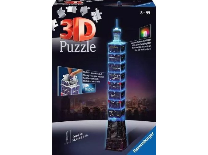 Ravensburger 11149 Puzzle 3D Taipei Noční edice 216 d.