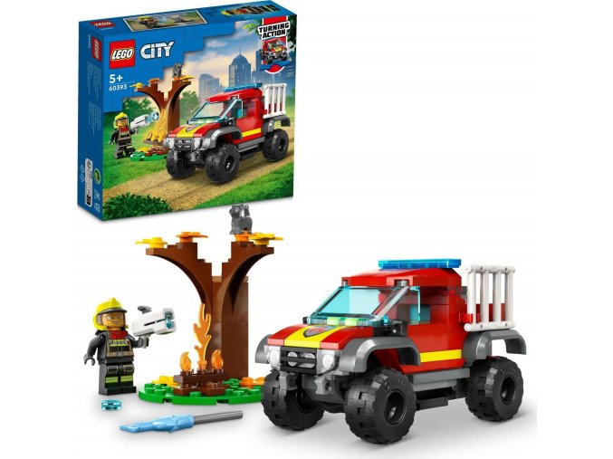 LEGO® City 60393 Hasičský tereňák 4x4