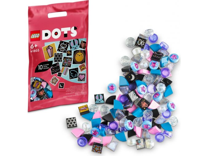 LEGO® DOTS 41803 DOTS doplňky – 8. série – Třpytky