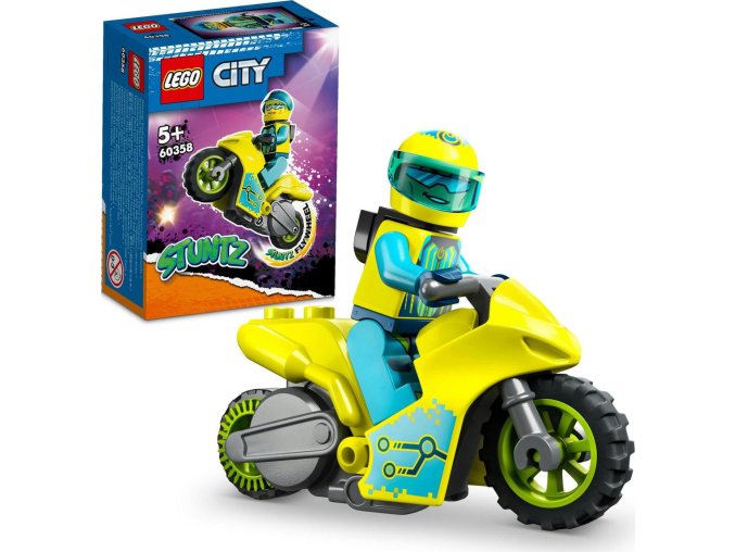 LEGO® City 60358 Kaskadérská kybermotorka