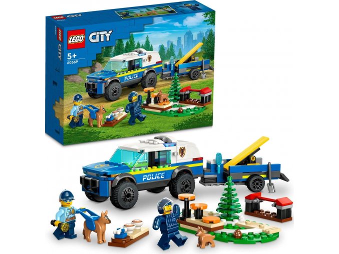 LEGO® City 60369 Mobilní cvičiště policejních psů