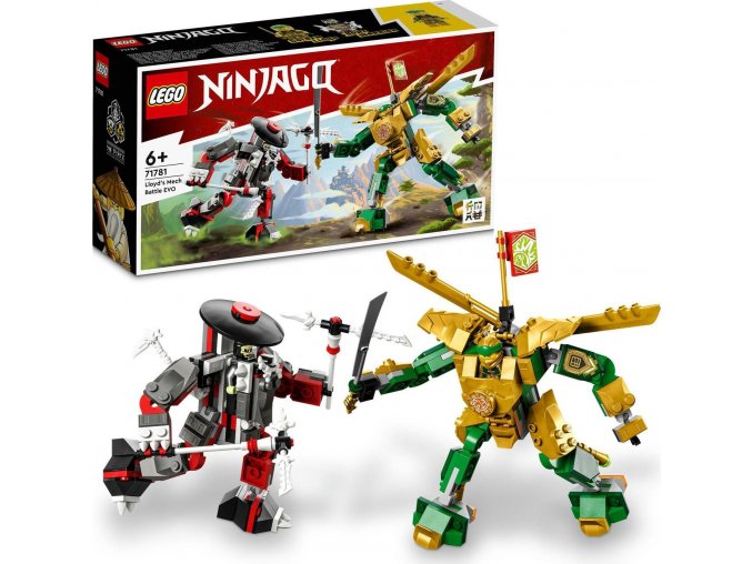 LEGO® NINJAGO® 71781 Lloyd a bitva robotů EVO