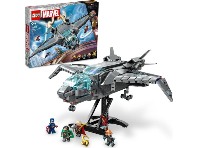 LEGO® Marvel 76248 Stíhačka Avengers Quinjet