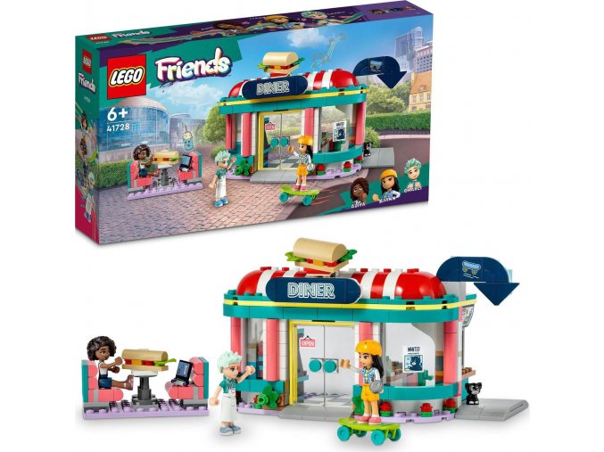 LEGO® Friends 41728 Bistro v centru městečka Heartlake