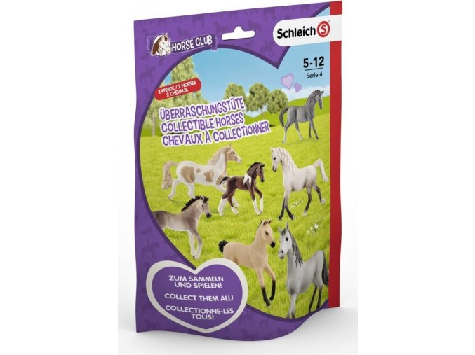 Schleich 87957 Sáček s překvapením - koně L, série 4