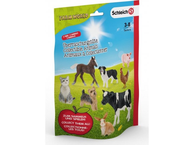 Schleich 87955 Sáček s překvapením - farmářská zvířátka L, série 6