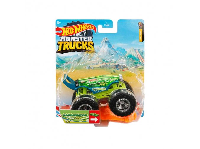 Hot Wheels Monster Trucks kaskaderske kousky Carbonator XXL 1