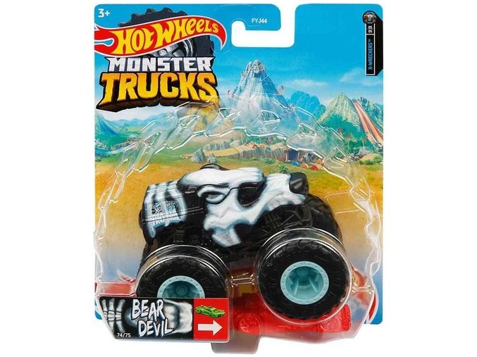 Hot Wheel Monster Trucks kaskaderske kousky Bear Devil 1